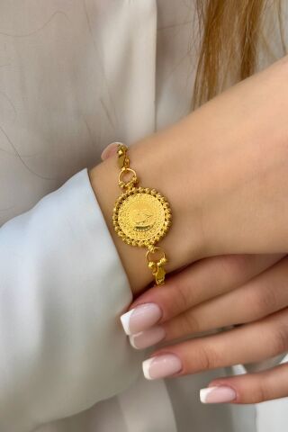 22 Ayar Çeyrek Altınlı Bileklik