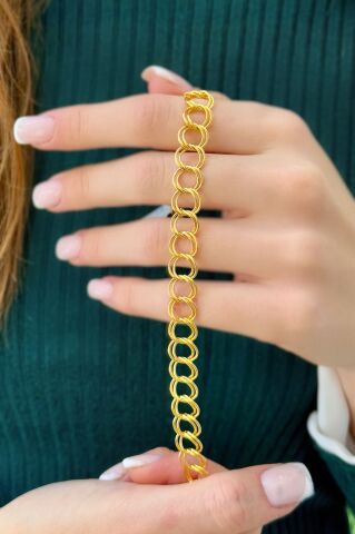 22 Ayar Altın Samanyolu Bileklik