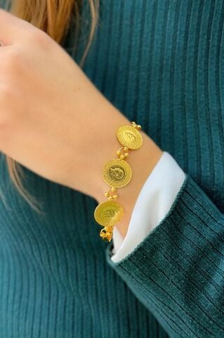 22 Ayar Üç Çeyrek Altınlı Bileklik