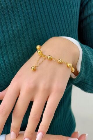 22 Ayar Altın Toplu Bileklik