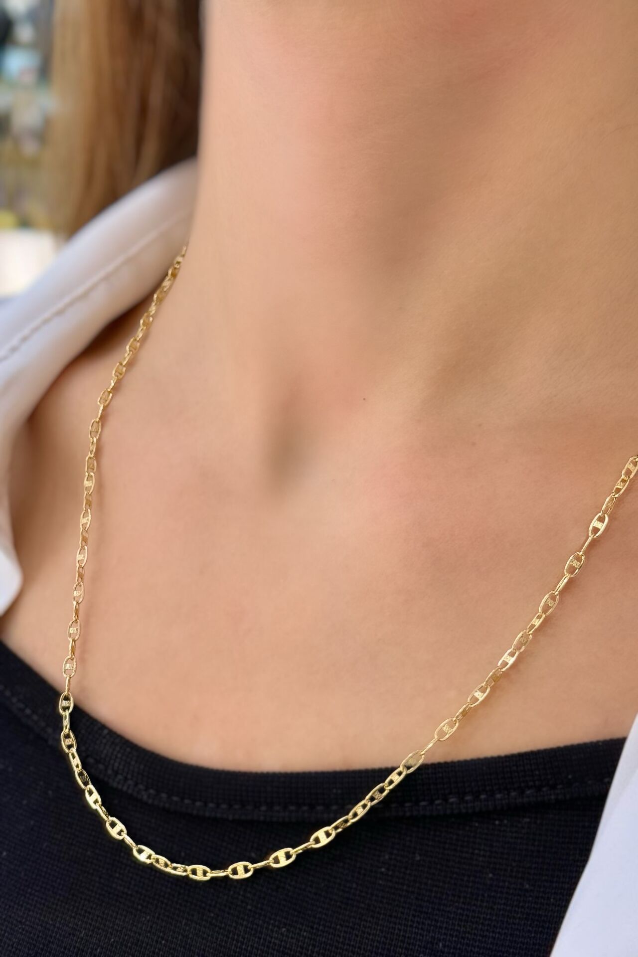 14 Ayar Altın Zincir (55cm)