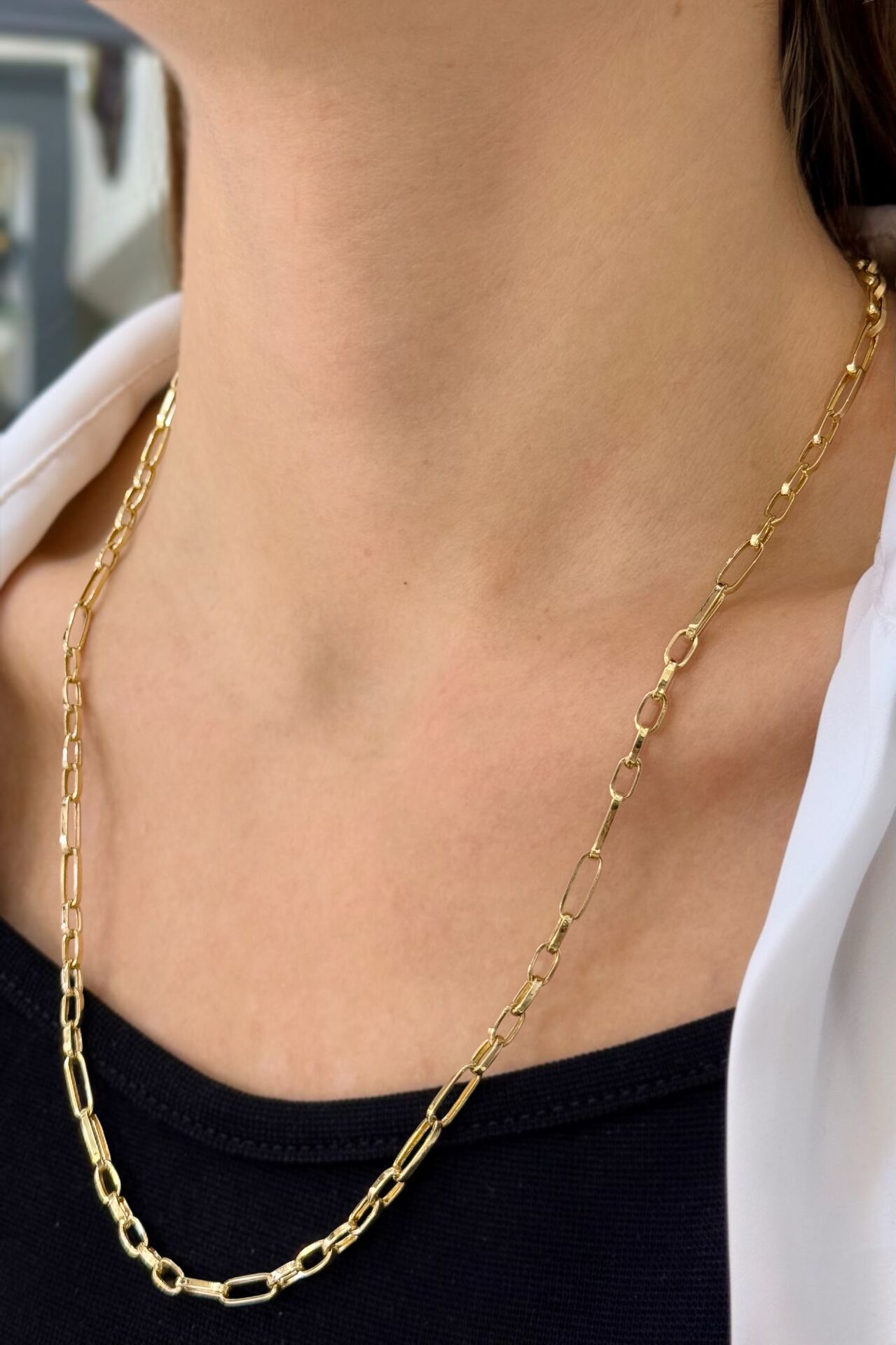 14 Ayar Altın Zincir (65cm)