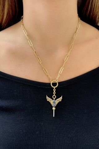 14 Ayar Sarı Altın Kolye