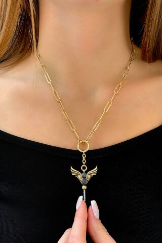 14 Ayar Sarı Altın Kolye