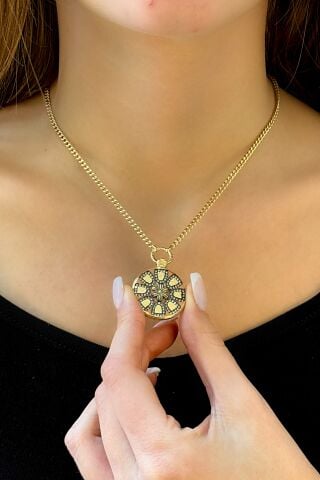 14 Ayar Sarı Altın Kolye