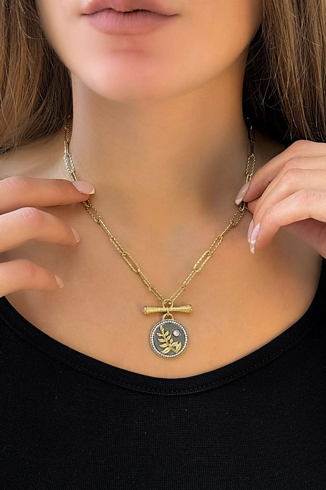 14 Ayar Sarı Altın Kolye