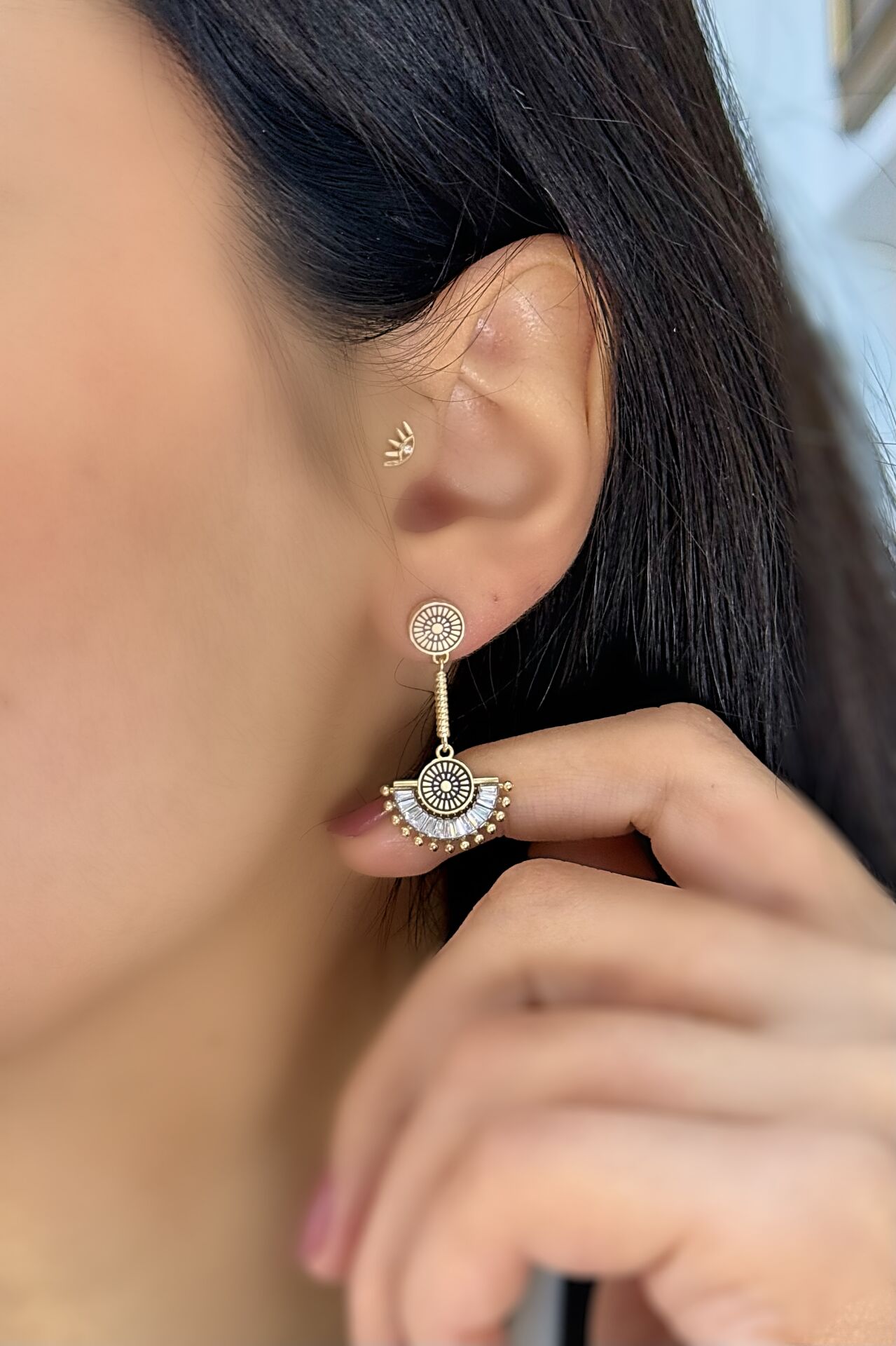 14 Ayar Altın Otantiq Küpe