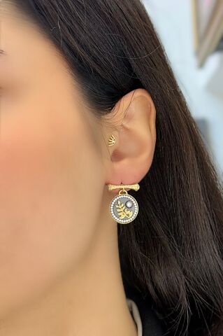 14 Ayar Altın Otantiq Küpe