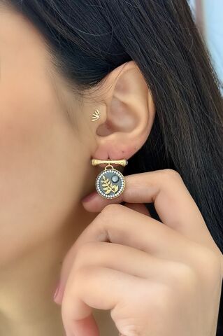 14 Ayar Altın Otantiq Küpe