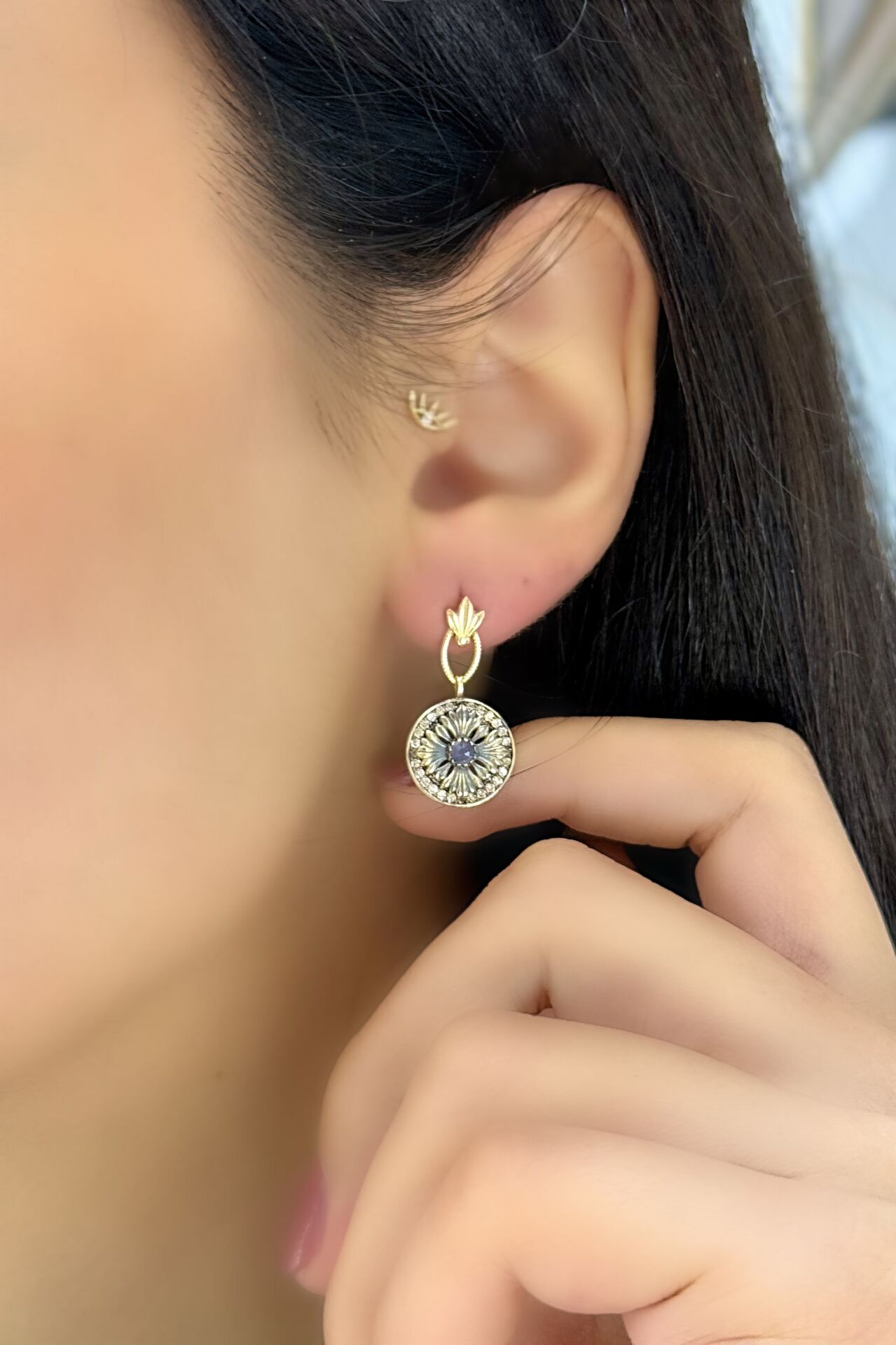 14 Ayar Altın Otantiq Küpe