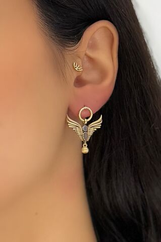 14 Ayar Altın Otantiq Küpe