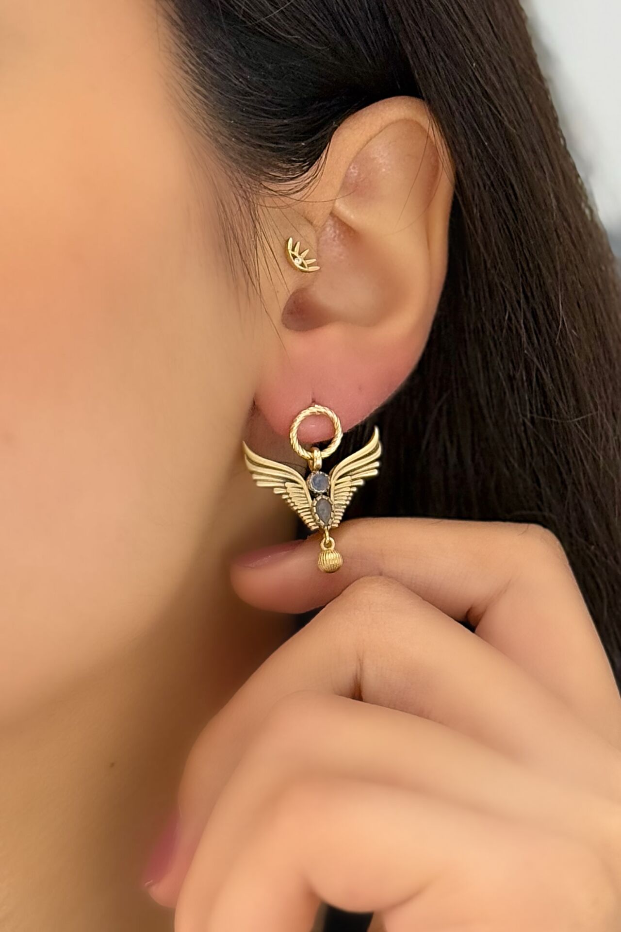 14 Ayar Altın Otantiq Küpe