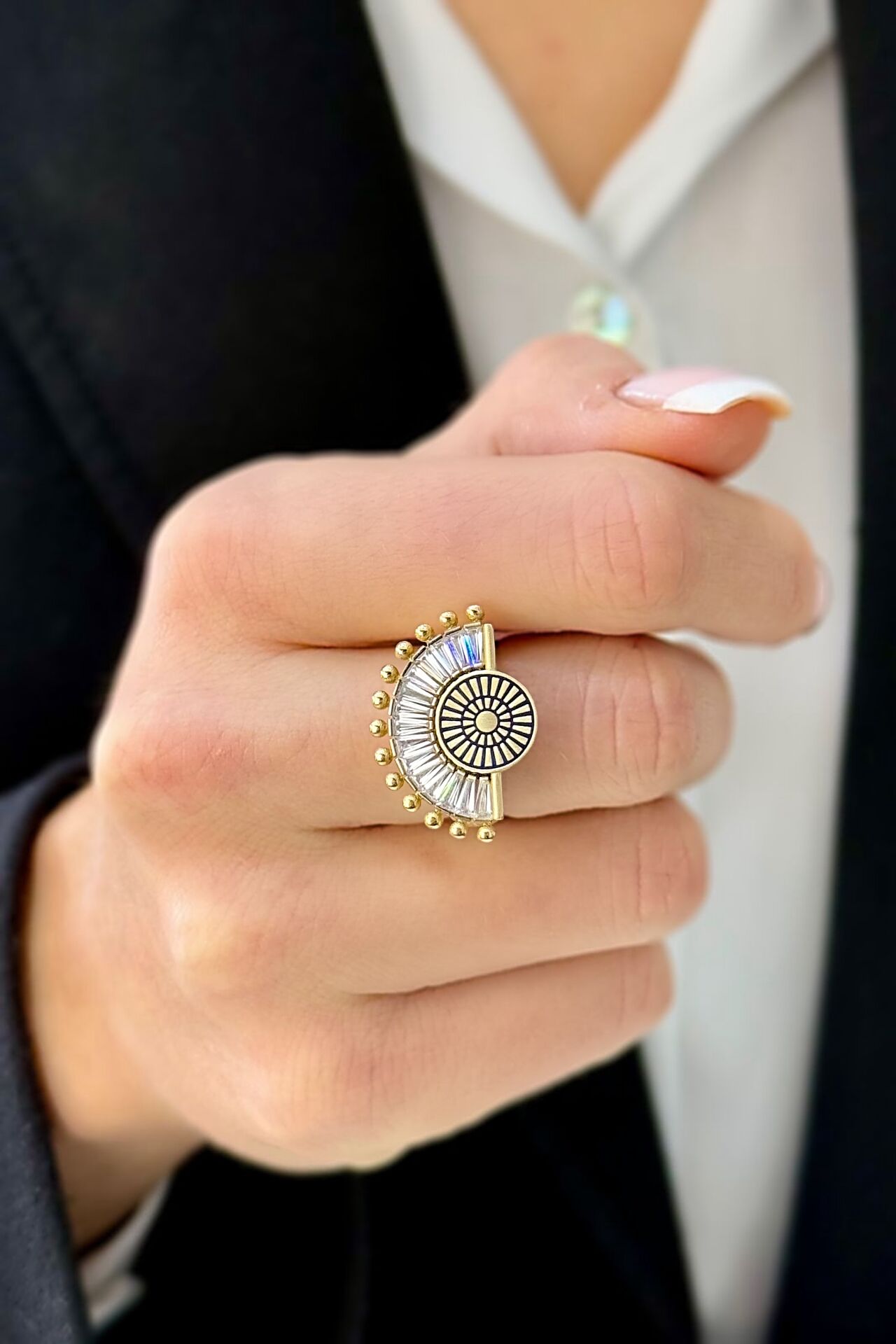 14 Ayar Altın Otantiq Yüzük