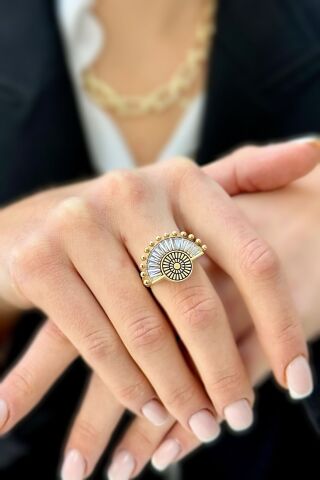 14 Ayar Altın Otantiq Yüzük