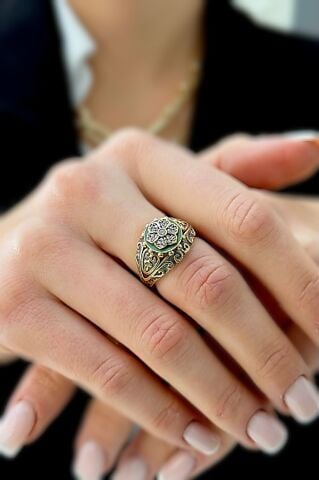 14 Ayar Altın Otantiq Yüzük