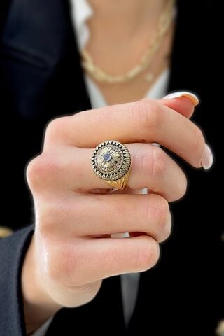 14 Ayar Altın Otantiq Yüzük