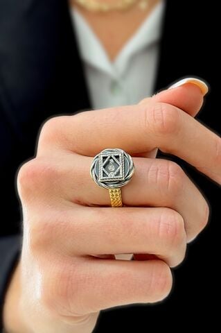 14 Ayar Altın Otantiq Yüzük