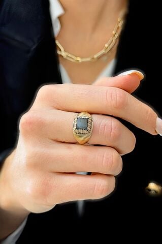 14 Ayar Altın Otantiq Yüzük