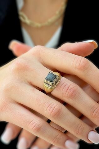 14 Ayar Altın Otantiq Yüzük