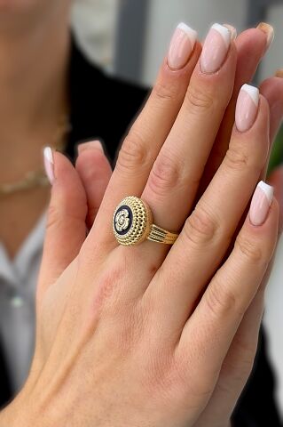 14 Ayar Altın Otantiq Yüzük