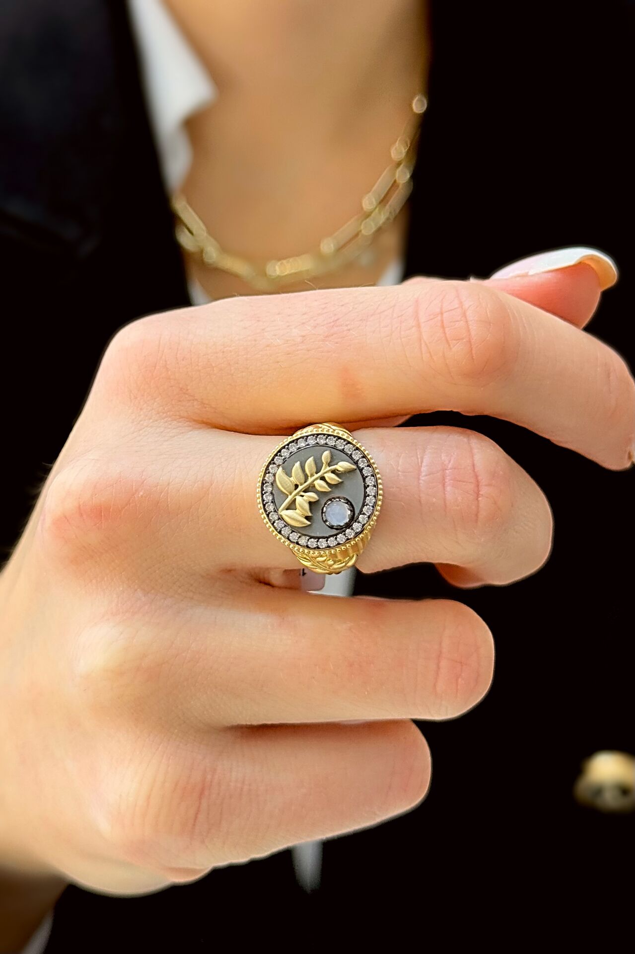 14 Ayar Altın Otantiq Yüzük