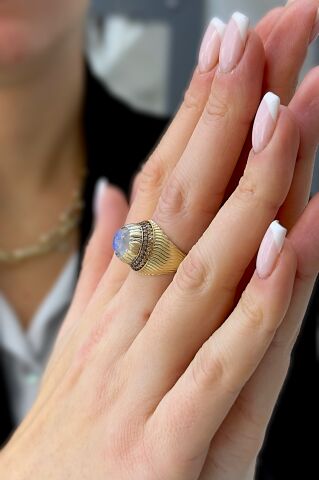 14 Ayar Altın Otantiq Yüzük