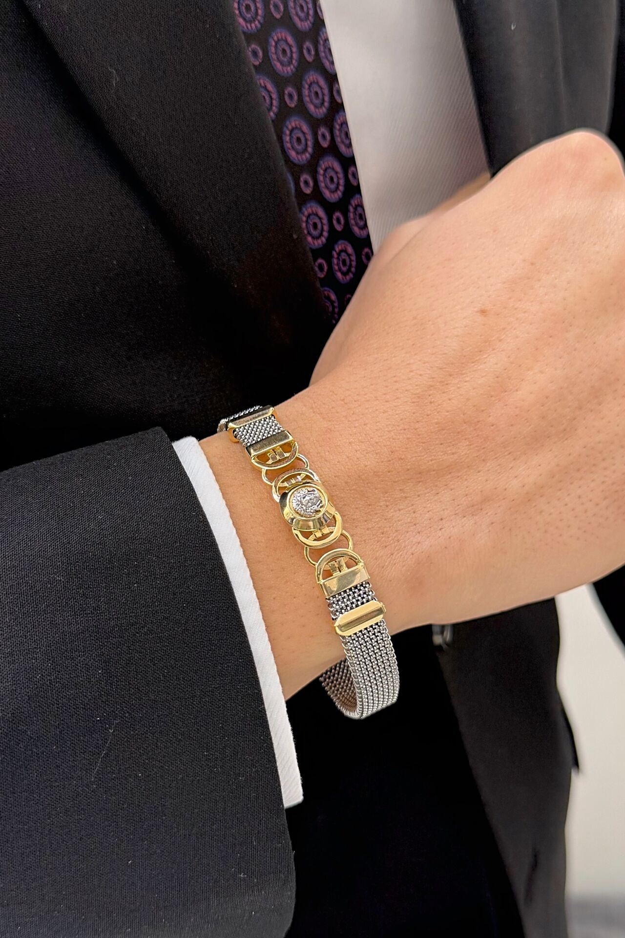 14 Ayar Altın Erkek Bileklik