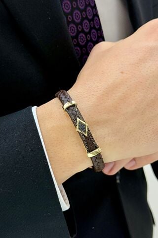 14 Ayar Altın Erkek Bileklik