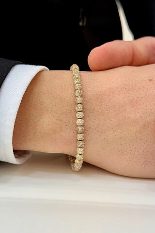 14 Ayar Altın Erkek Bileklik