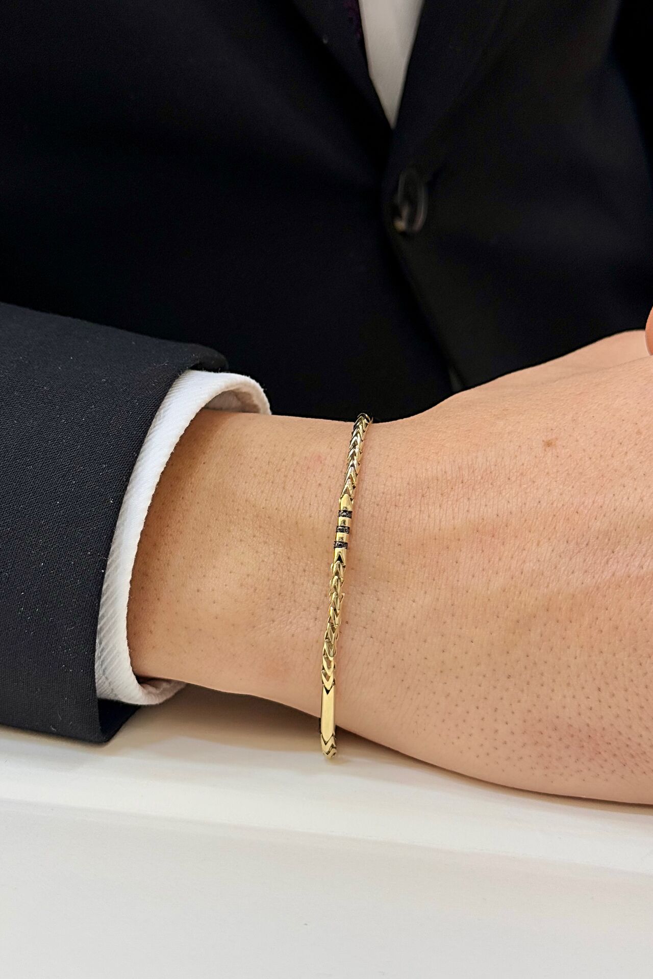 14 Ayar Altın Erkek Bileklik