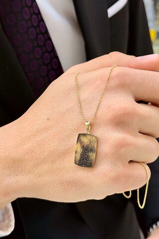 14 Ayar Altın Erkek Kolye