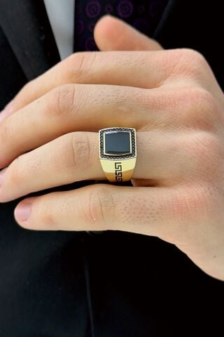 14 Ayar Altın Erkek Yüzük