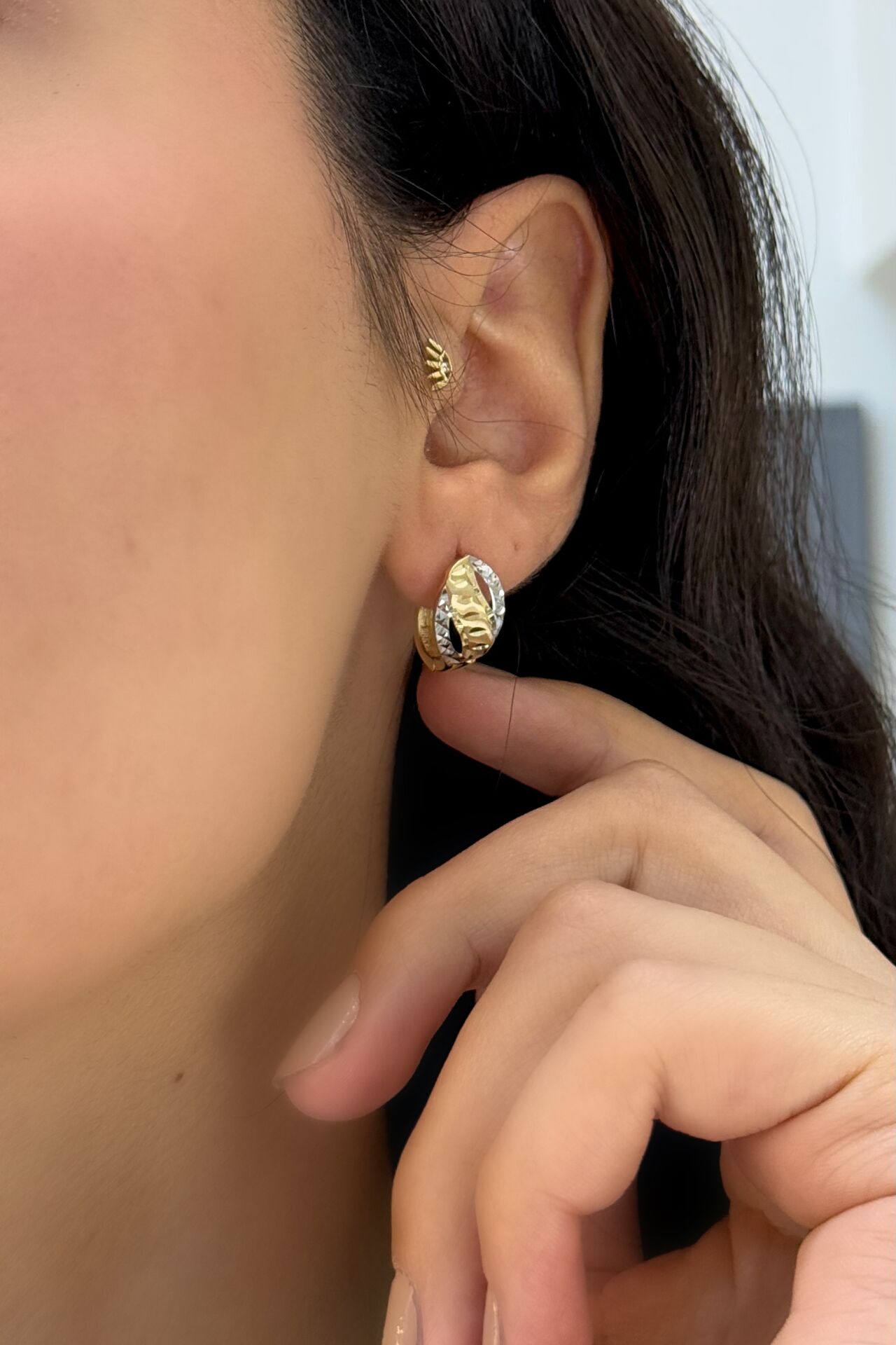 14 Ayar Altın Küpe