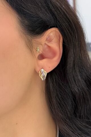 14 Ayar Altın Küpe