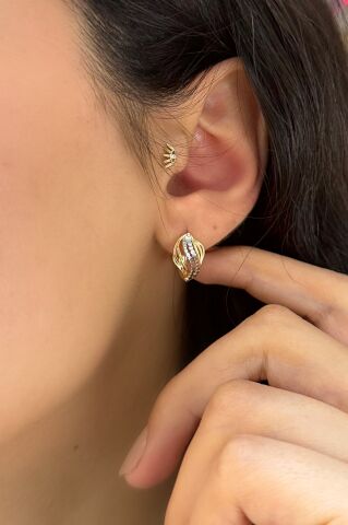 14 Ayar Altın Küpe