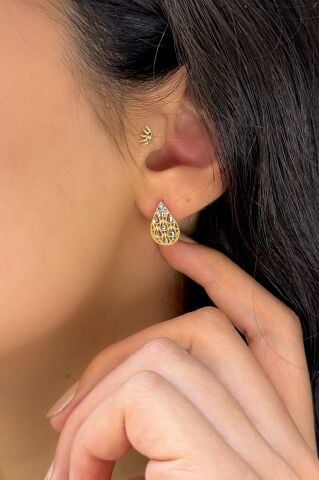 14 Ayar Altın Küpe