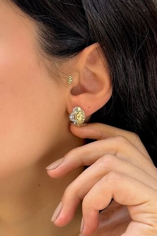 14 Ayar Altın Küpe