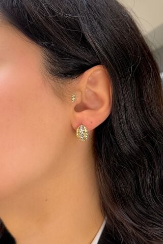 14 Ayar Altın Küpe