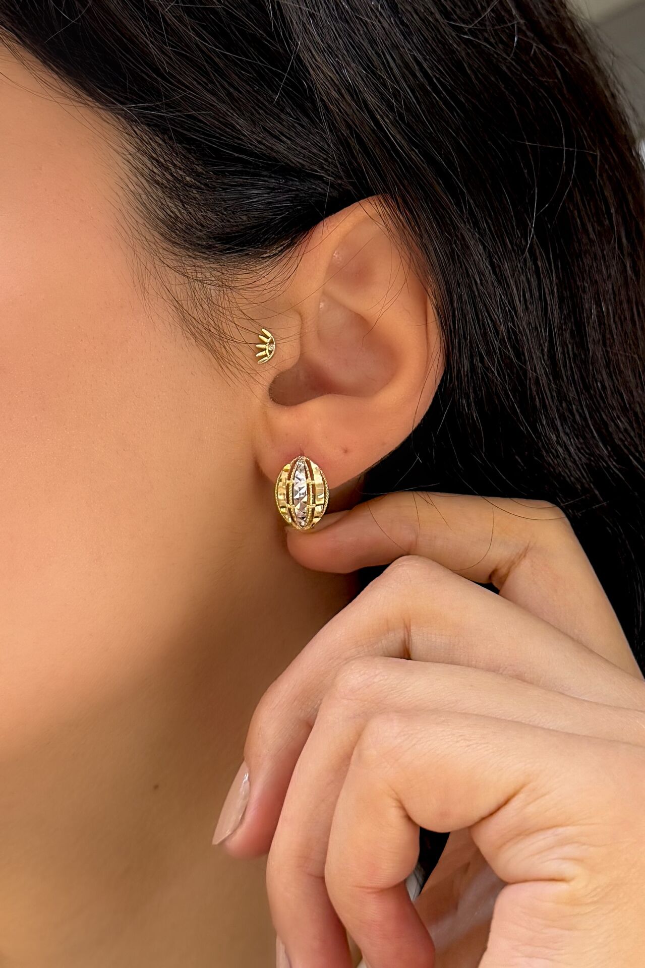 14 Ayar Altın Küpe