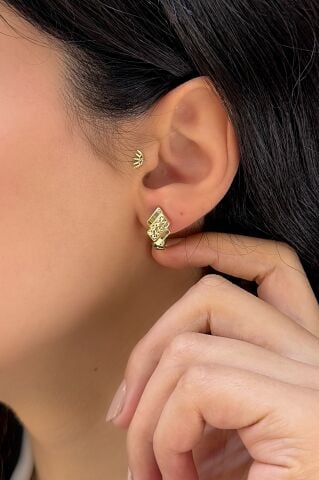 14 Ayar Altın Küpe