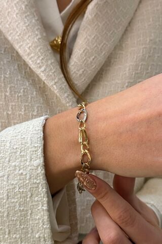 14 Ayar Altın Hallow Bileklik