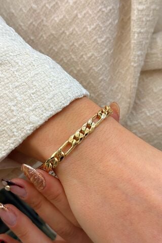 14 Ayar Altın Hallow Bileklik