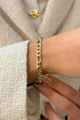 14 Ayar Altın Hallow Bileklik