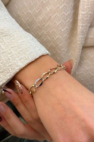 14 Ayar Altın Hallow Bileklik