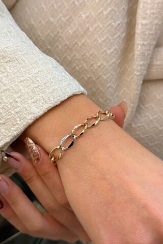 14 Ayar Altın Hallow Bileklik