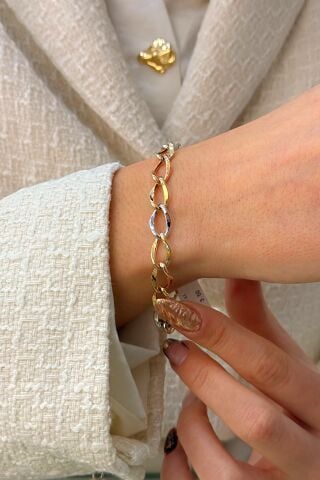 14 Ayar Altın Hallow Bileklik