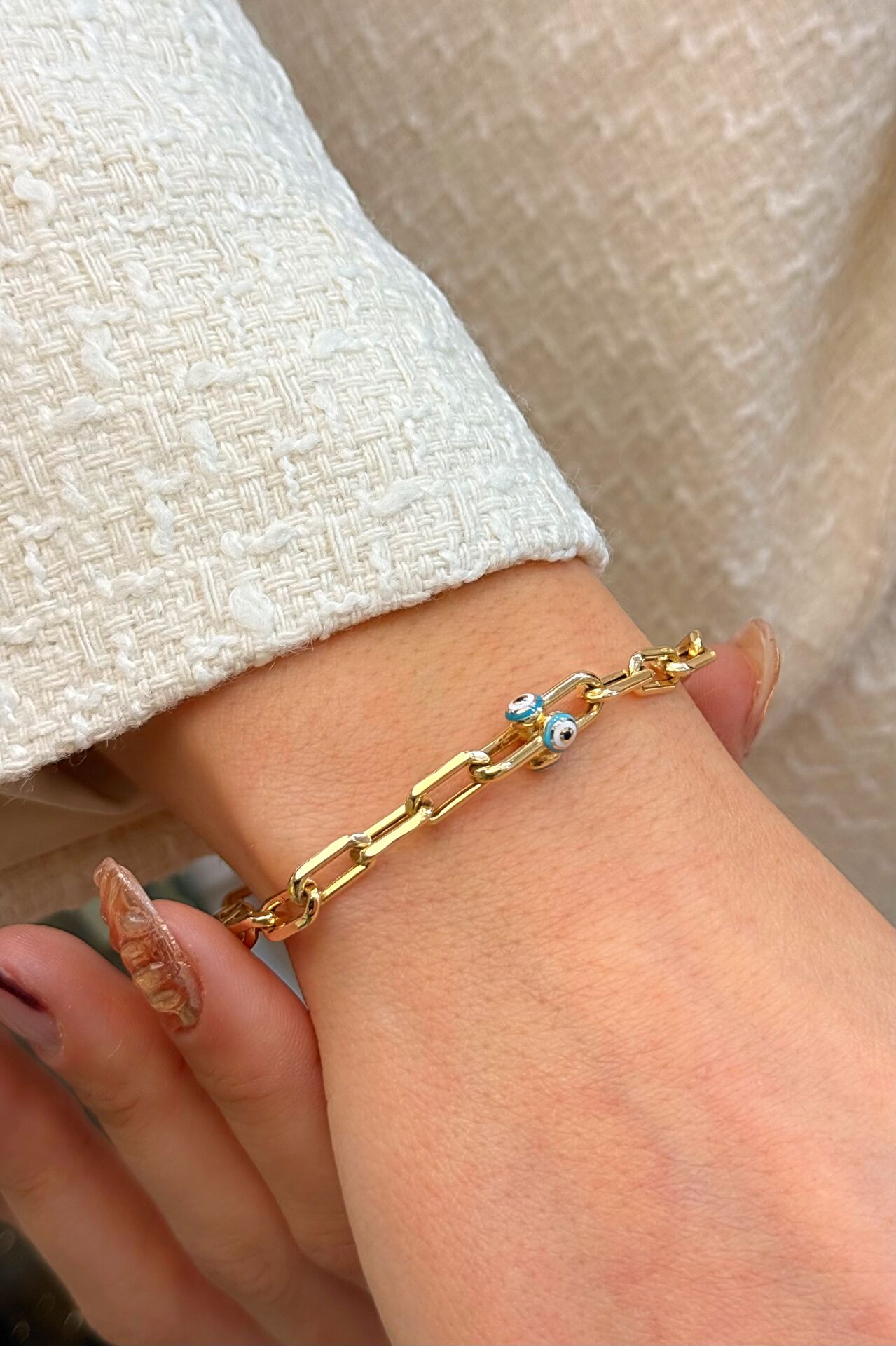 14 Ayar Altın Hallow Bileklik