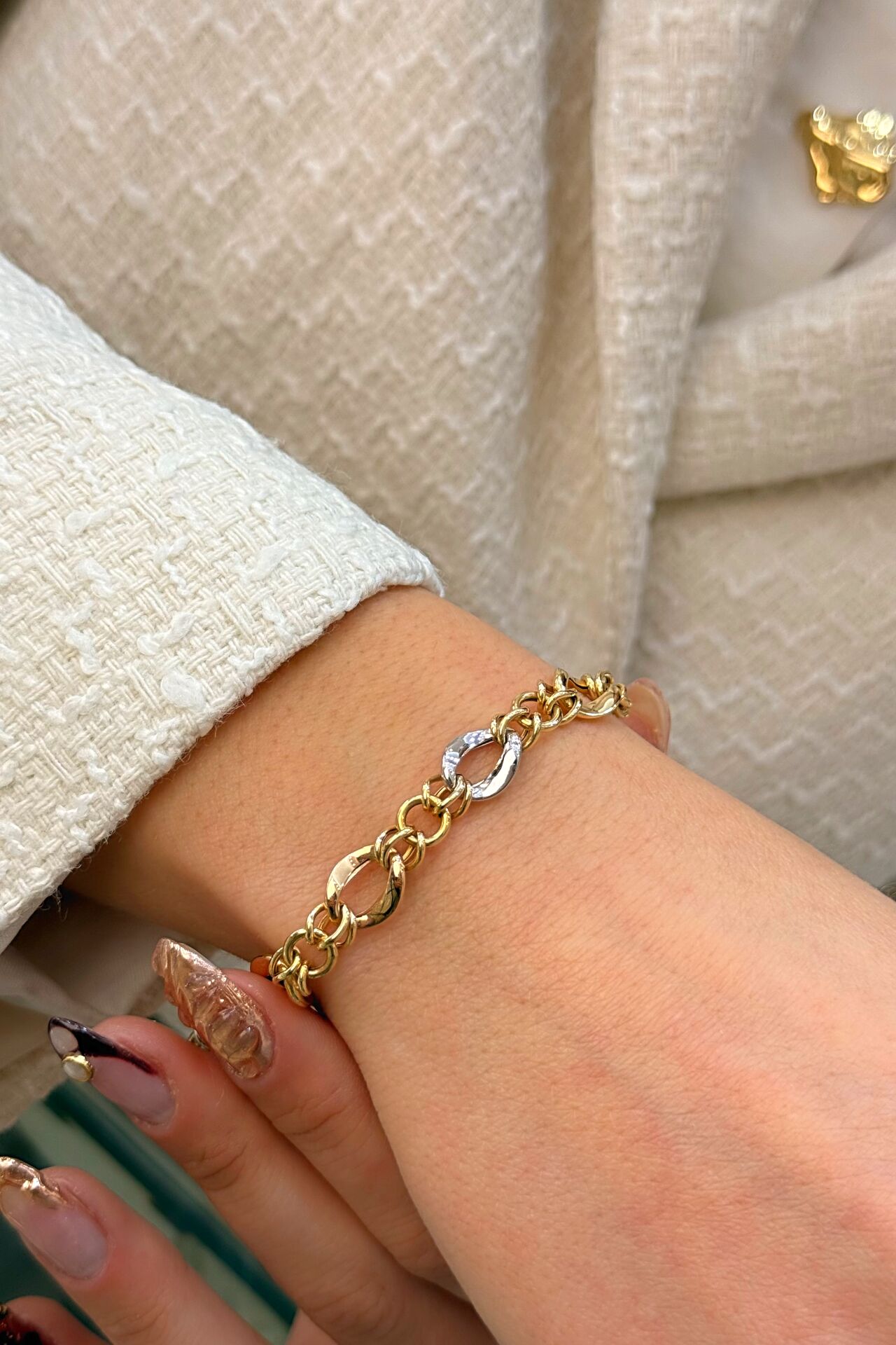 14 Ayar Altın Hallow Bileklik