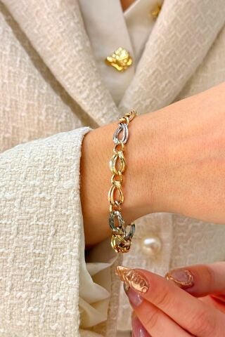 14 Ayar Altın Hallow Bileklik