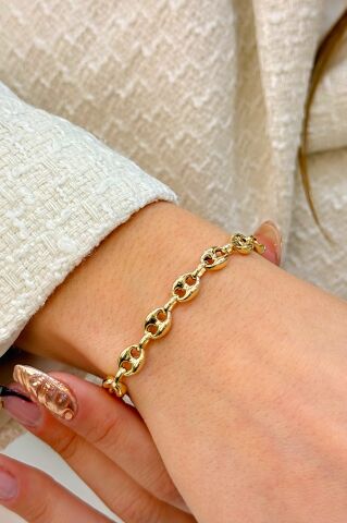 14 Ayar Altın Hallow Bileklik